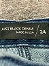 Just Black Hearts Blue Jeans Size 24 waist - photo 4