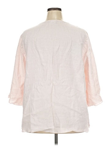Hot Cotton 3/4 Sleeve Blouse (view 2)
