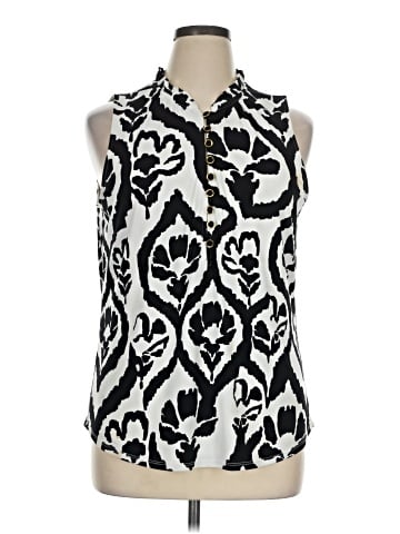 White House Black Market Sleeveless Blouse (view 1)
