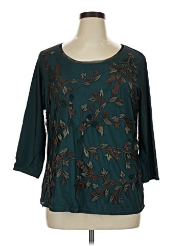 Coldwater Creek 3/4 Sleeve T-Shirt (view 1)