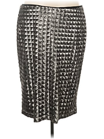 ELOQUII Faux Leather Skirt (view 1)