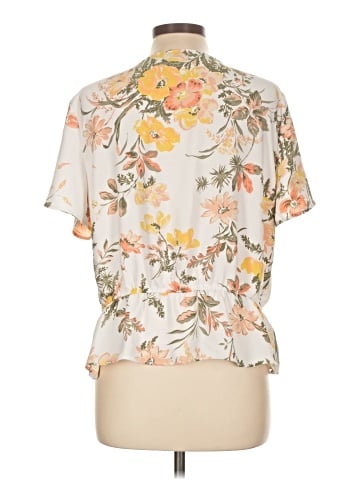 Ann Taylor LOFT Outlet Short Sleeve Blouse (view 2)