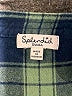 Splendid 100% Rayon Argyle Green 3/4 Sleeve Blouse Size S - photo 7