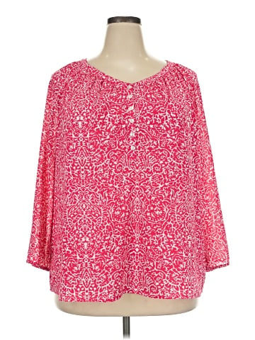 Croft & Barrow 3/4 Sleeve Blouse (view 1)