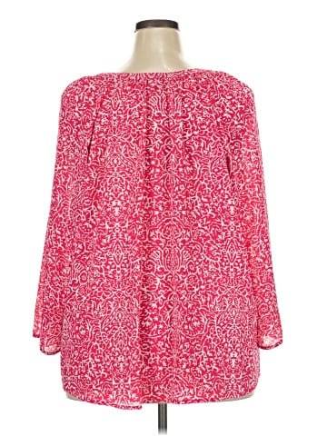 Croft & Barrow 3/4 Sleeve Blouse (view 2)