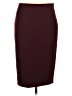 Massimo Dutti Solid Burgundy Formal Skirt Size 8 - photo 1