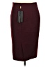 Massimo Dutti Solid Burgundy Formal Skirt Size 8 - photo 2