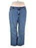 Abercrombie & Fitch Chevron-herringbone Blue Jeans Size 22 - photo 1