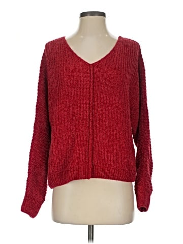 Pink Rose Pullover Sweater (view 1)