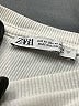 Zara Ivory Sleeveless T-Shirt Size M - photo 7