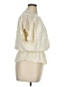 Democracy Ivory Short Sleeve Blouse Size XL - photo 4