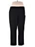 DKNY Solid Black Active Pants Size 18 - photo 1