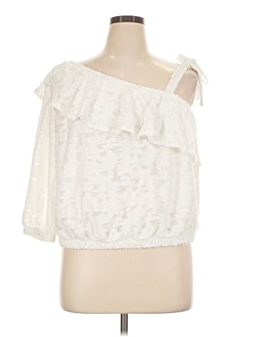 LC Lauren Conrad 3/4 Sleeve Blouse (view 1)