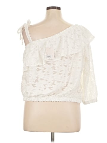 LC Lauren Conrad 3/4 Sleeve Blouse (view 2)