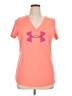 Under Armour 100% Polyester Pink Active T-Shirt Size XL - photo 1