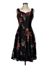 Gabby Skye 100% Polyester Floral Black Cocktail Dress Size 6 - photo 1