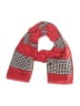 Bill Blass Houndstooth Color Block Red Scarf One size - photo 1