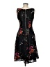 Gabby Skye 100% Polyester Floral Black Cocktail Dress Size 6 - photo 2