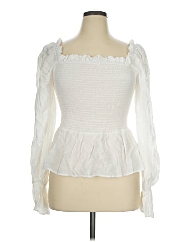 ELOQUII Long Sleeve Blouse (view 1)