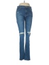 J Brand Hearts Blue Jeans Size 28 waist - photo 1