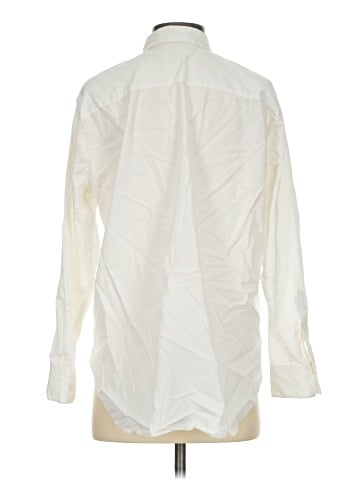 Madewell Drapey Oversized Boyshirt in Pure White (view 2)