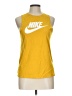 Nike 100% Cotton Yellow Tank Top Size L - photo 1