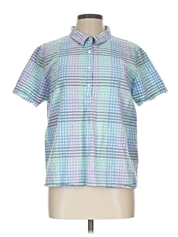 L.L.Bean Short Sleeve Button-Down Shirt (view 1)