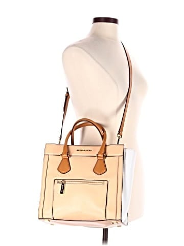 MICHAEL Michael Kors Leather Satchel (view 2)