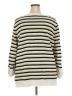 Karen Scott Stripes Ivory Pullover Sweater Size 3X - photo 2
