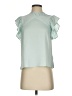 Express Outlet 100% Polyester Green Short Sleeve Blouse Size XS - photo 1