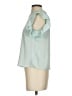 Express Outlet 100% Polyester Green Short Sleeve Blouse Size XS - photo 5