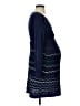 Seraphine Chevron-herringbone Blue Cocktail Dress Size 4 - photo 4