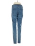 a.n.a. A New Approach Hearts Blue Jeans Size 4 - photo 2