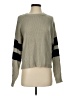 John & Jenn Color Block Green Tan Pullover Sweater Size S - photo 1