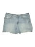 Seven7 Blue Denim Shorts Size 12 - photo 1