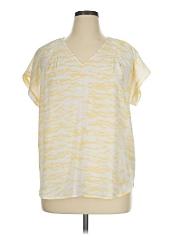 Simply Vera Vera Wang Short Sleeve Blouse (view 1)
