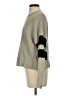 John & Jenn Color Block Green Tan Pullover Sweater Size S - photo 5
