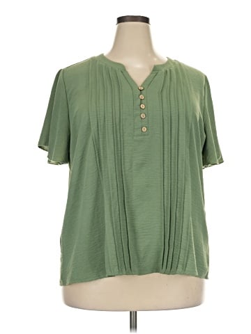 Coco + Carmen Short Sleeve Blouse (view 1)