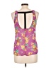 Lush 100% Polyester Purple Sleeveless Top Size L - photo 2