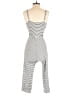 Monteau Stripes Gray Jumpsuit Size S - photo 2