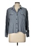 Max Jeans Gray 3/4 Sleeve Button-Down Shirt Size L - photo 1