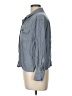 Max Jeans Gray 3/4 Sleeve Button-Down Shirt Size L - photo 5