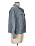 Max Jeans Gray 3/4 Sleeve Button-Down Shirt Size L - photo 4