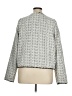 Pol 100% Polyester Tweed Ivory Jacket Size XL - photo 2
