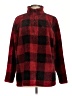 J.Jill 100% Polyester Plaid Red Pullover Sweater Size L - photo 1