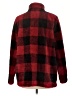 J.Jill 100% Polyester Plaid Red Pullover Sweater Size L - photo 2