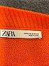 Zara Solid Orange Pullover Sweater Size M - photo 7