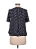 Boden 100% Viscose Blue Short Sleeve Blouse Size 6 - photo 2