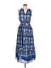Talbots Paisley Blue Casual Dress Size 10 - photo 1