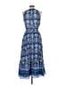 Talbots Paisley Blue Casual Dress Size 10 - photo 2